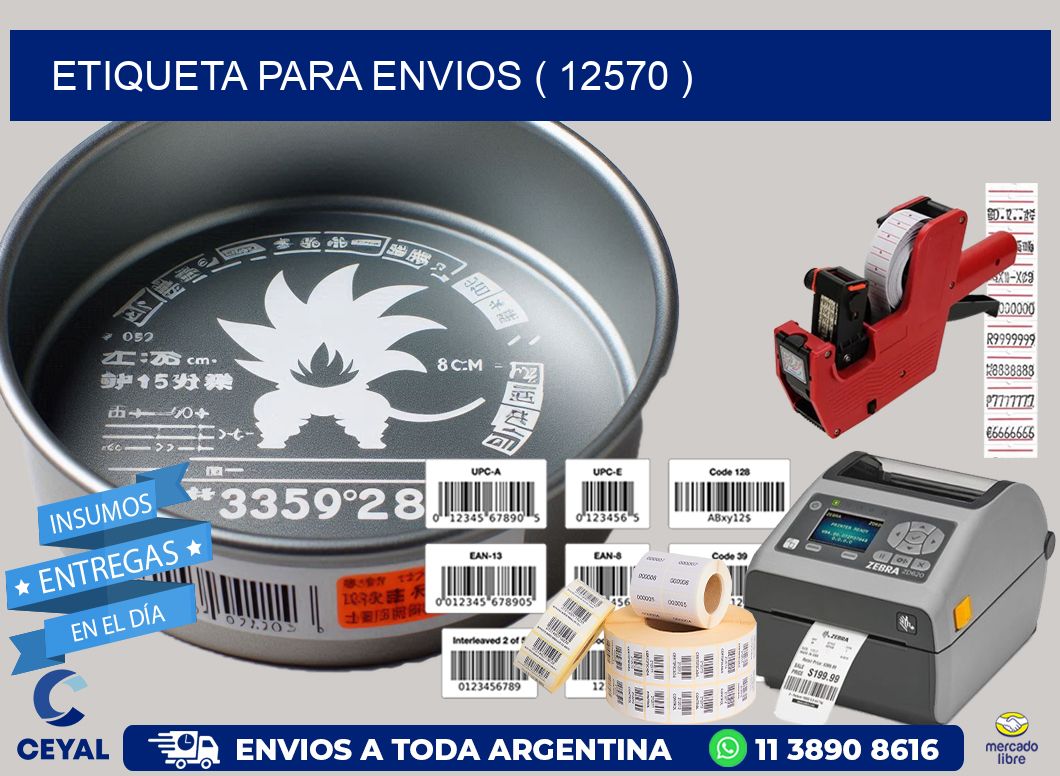 ETIQUETA PARA ENVIOS ( 12570 )