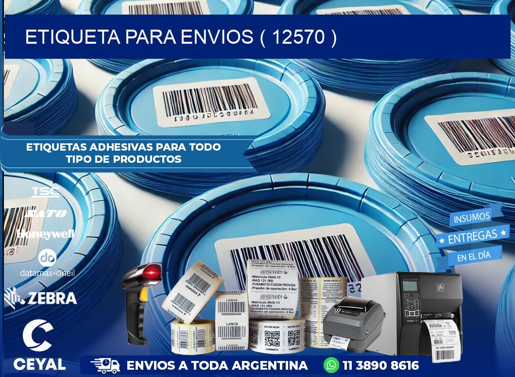 ETIQUETA PARA ENVIOS ( 12570 )