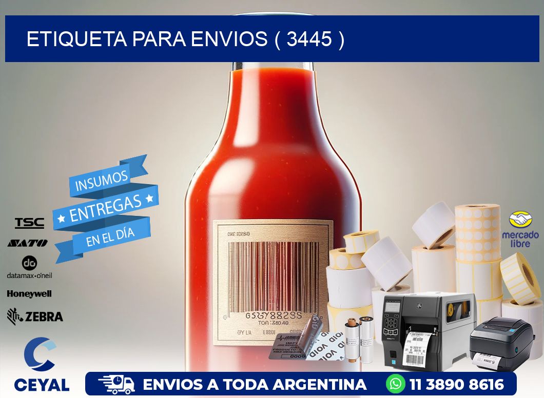 ETIQUETA PARA ENVIOS ( 3445 )