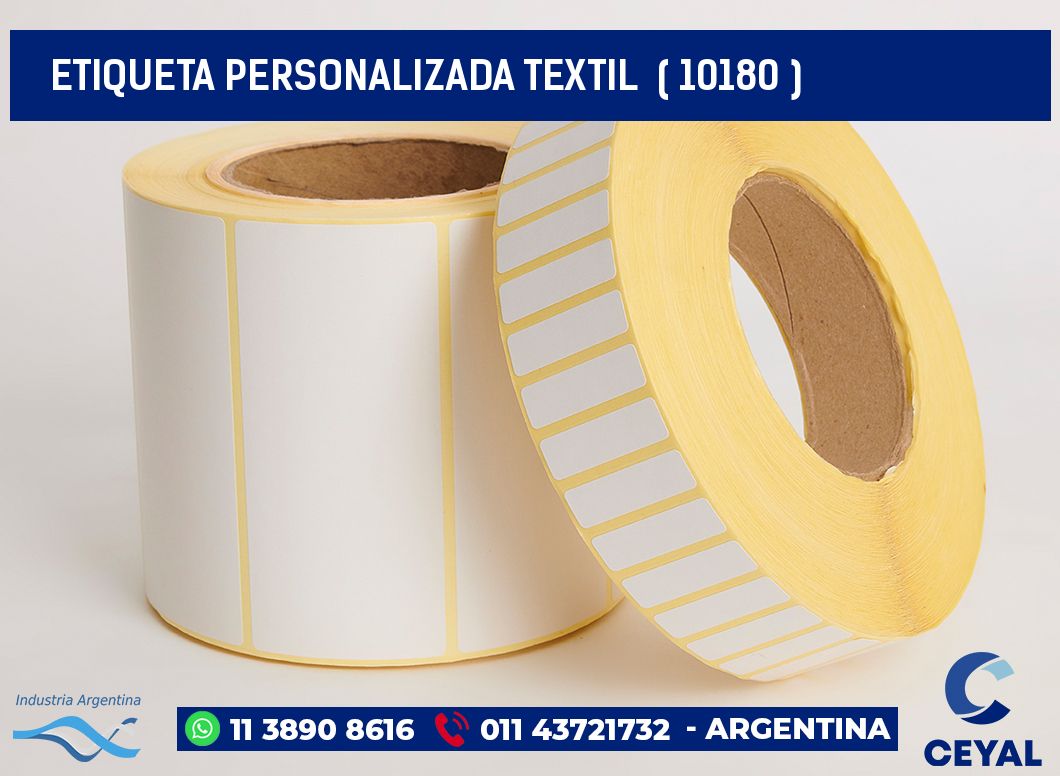 ETIQUETA PERSONALIZADA TEXTIL  ( 10180 )