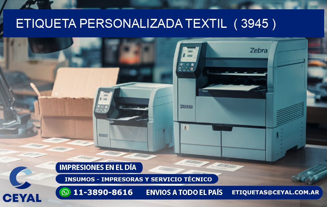 ETIQUETA PERSONALIZADA TEXTIL  ( 3945 )