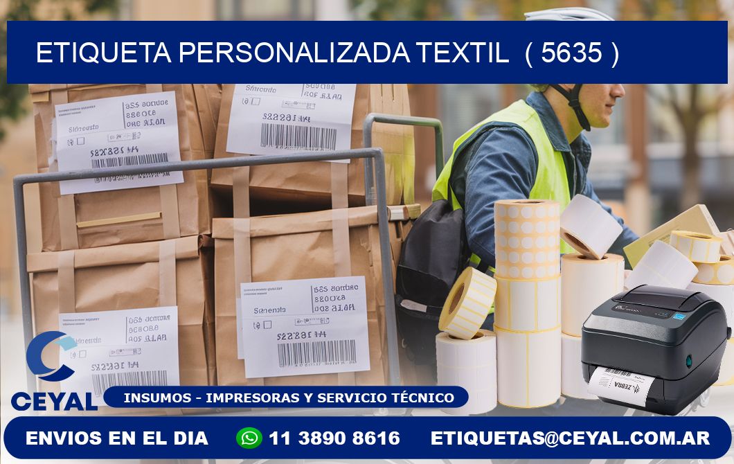 ETIQUETA PERSONALIZADA TEXTIL  ( 5635 )