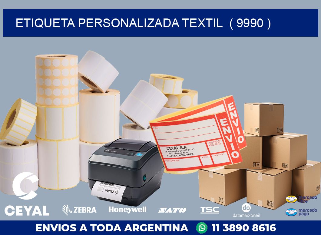 ETIQUETA PERSONALIZADA TEXTIL  ( 9990 )