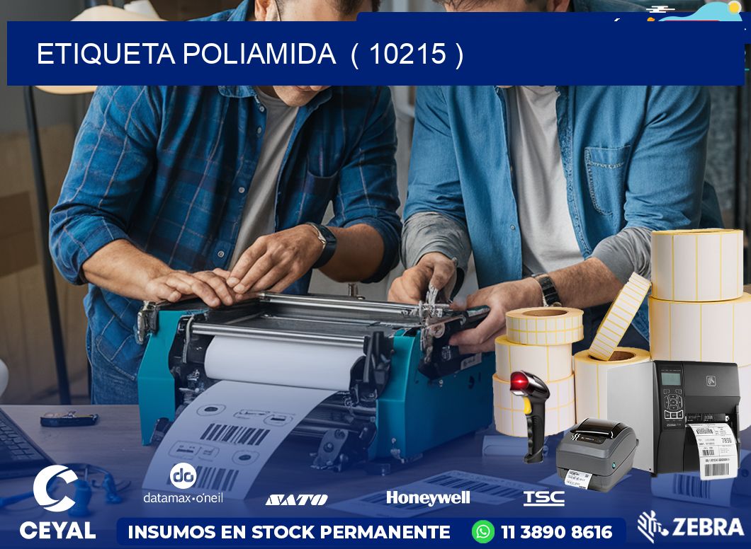 ETIQUETA POLIAMIDA  ( 10215 )