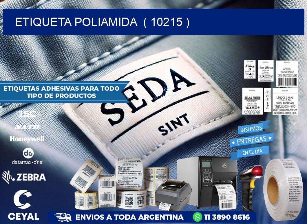 ETIQUETA POLIAMIDA  ( 10215 )