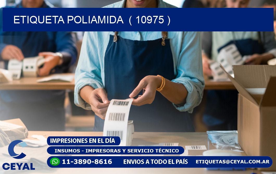 ETIQUETA POLIAMIDA  ( 10975 )