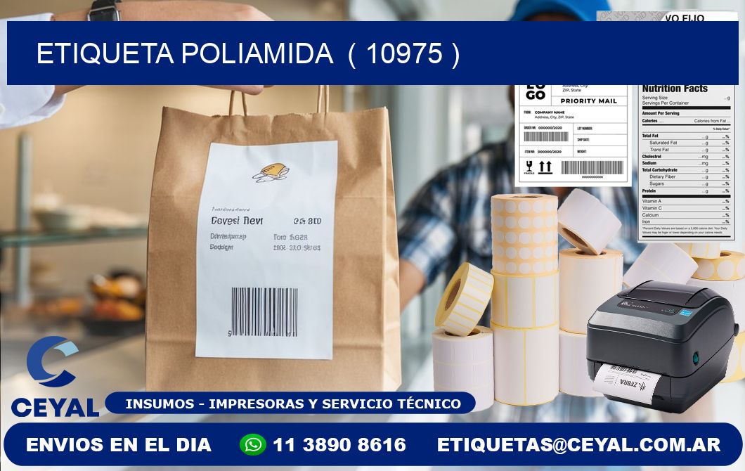 ETIQUETA POLIAMIDA  ( 10975 )