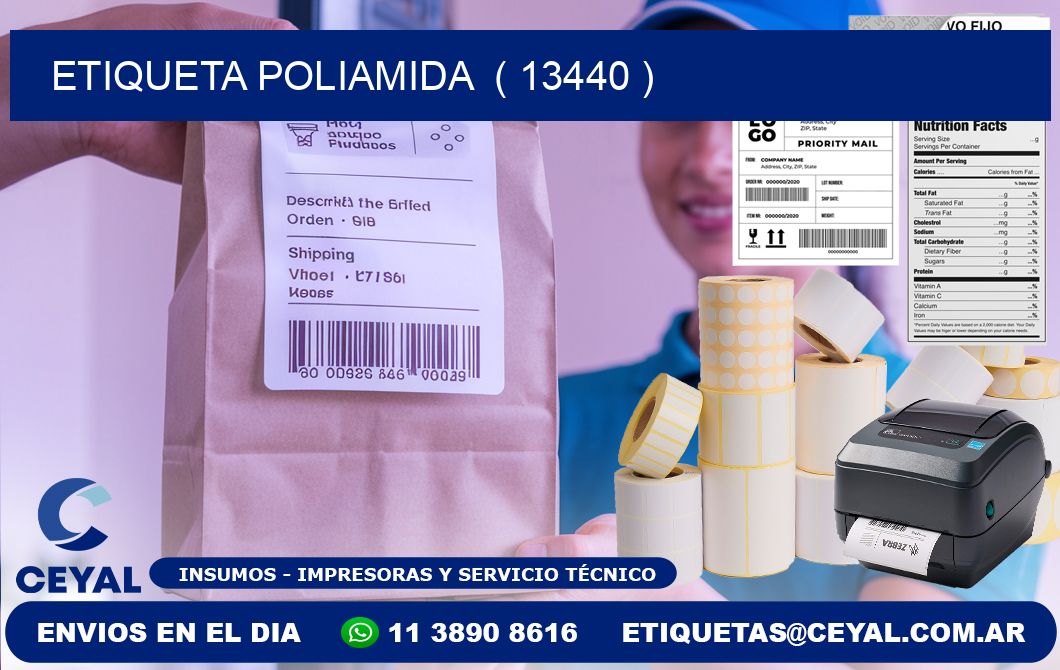 ETIQUETA POLIAMIDA  ( 13440 )