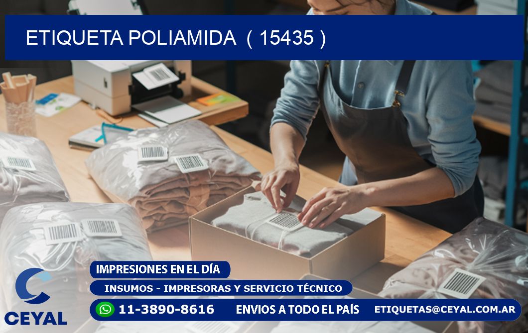 ETIQUETA POLIAMIDA  ( 15435 )