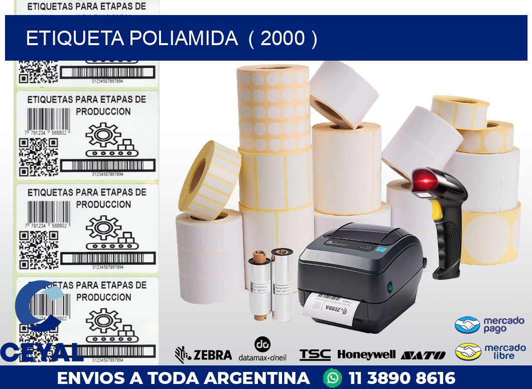 ETIQUETA POLIAMIDA  ( 2000 )