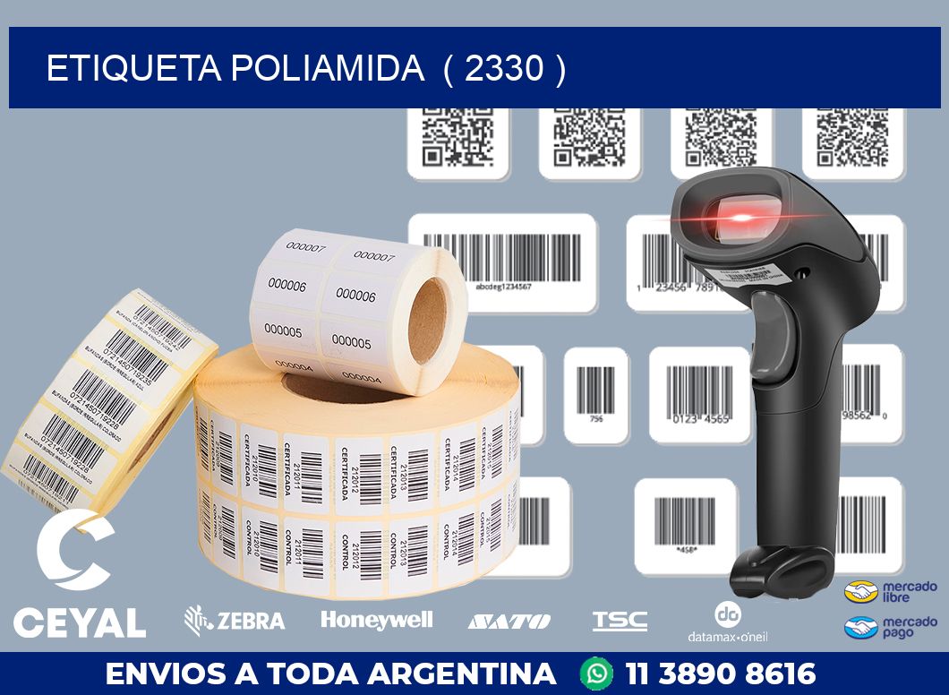 ETIQUETA POLIAMIDA  ( 2330 )