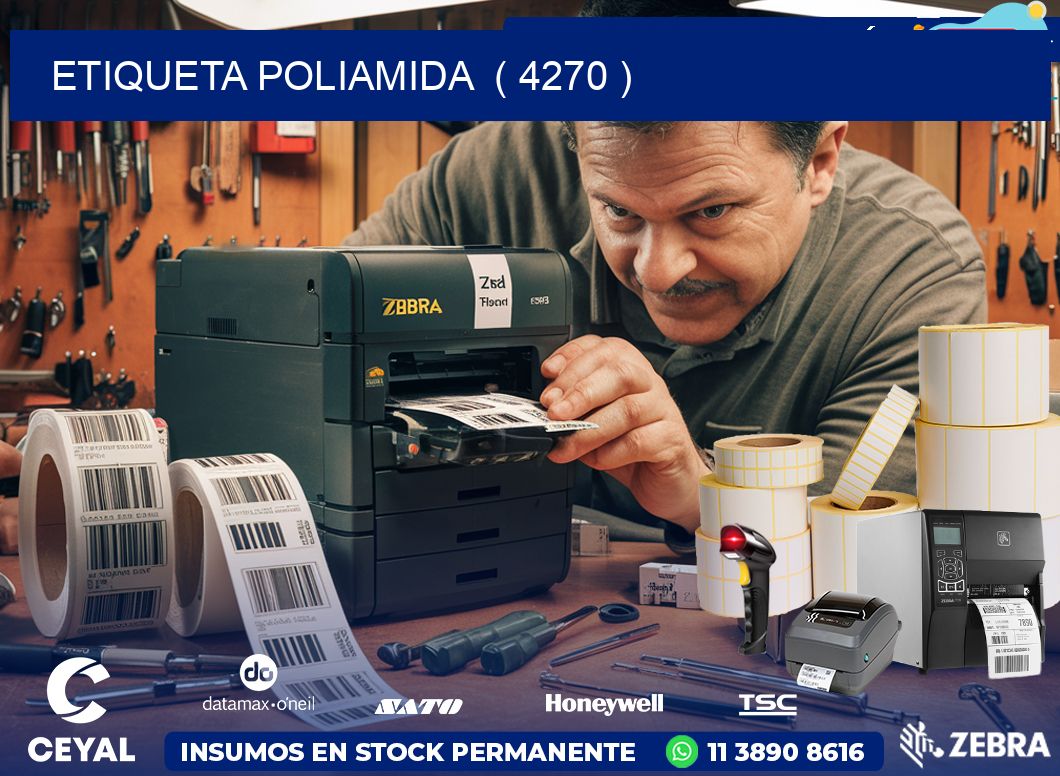 ETIQUETA POLIAMIDA  ( 4270 )