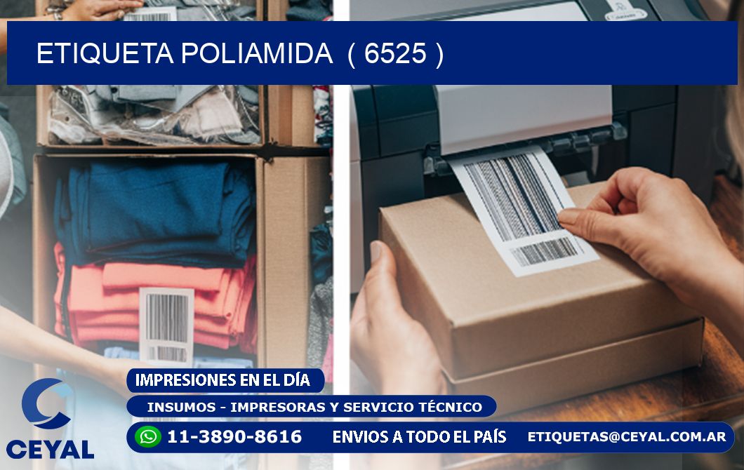 ETIQUETA POLIAMIDA  ( 6525 )