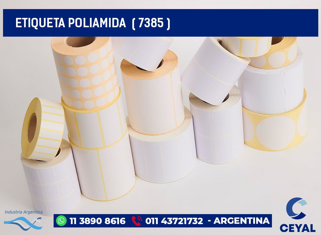 ETIQUETA POLIAMIDA  ( 7385 )