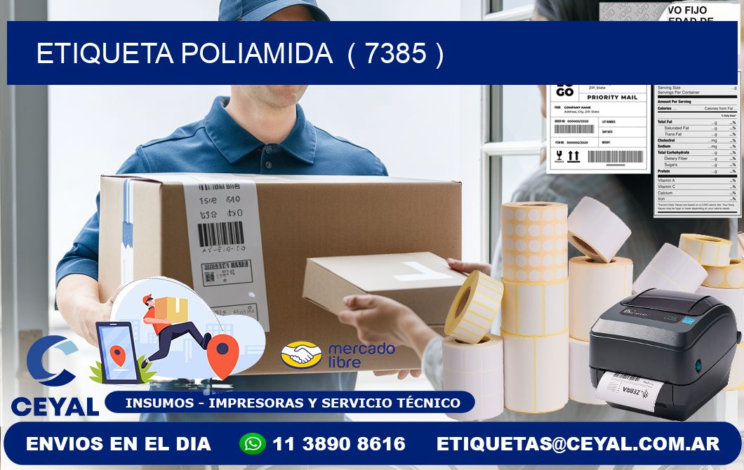 ETIQUETA POLIAMIDA  ( 7385 )