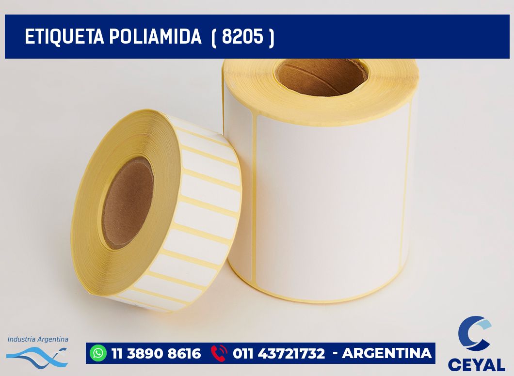 ETIQUETA POLIAMIDA  ( 8205 )
