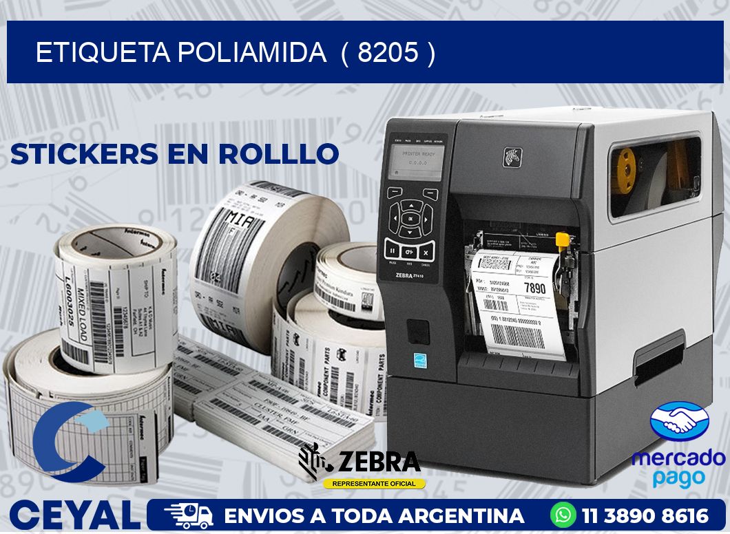 ETIQUETA POLIAMIDA  ( 8205 )