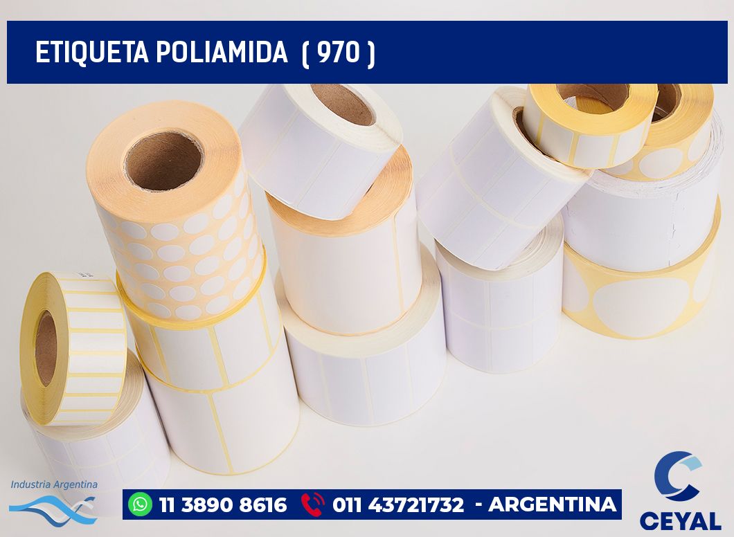 ETIQUETA POLIAMIDA  ( 970 )