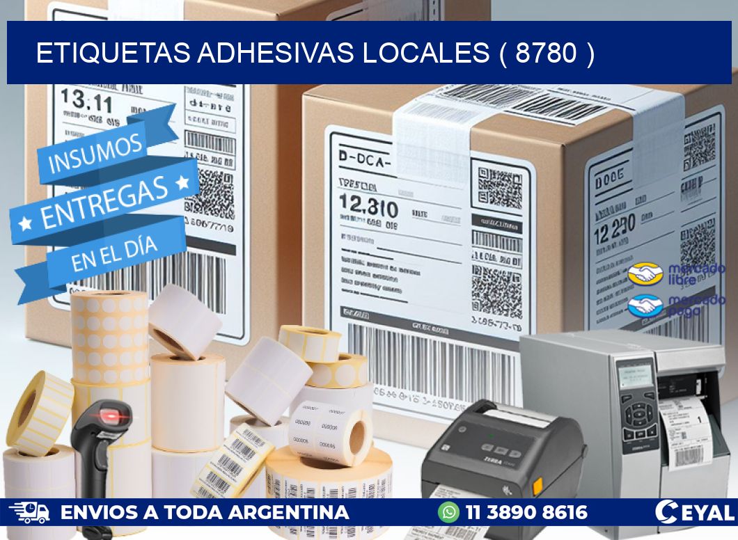 ETIQUETAS ADHESIVAS LOCALES ( 8780 )