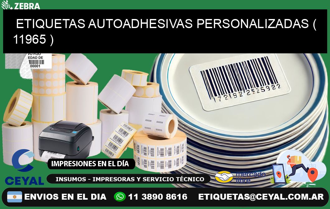 ETIQUETAS AUTOADHESIVAS PERSONALIZADAS ( 11965 )