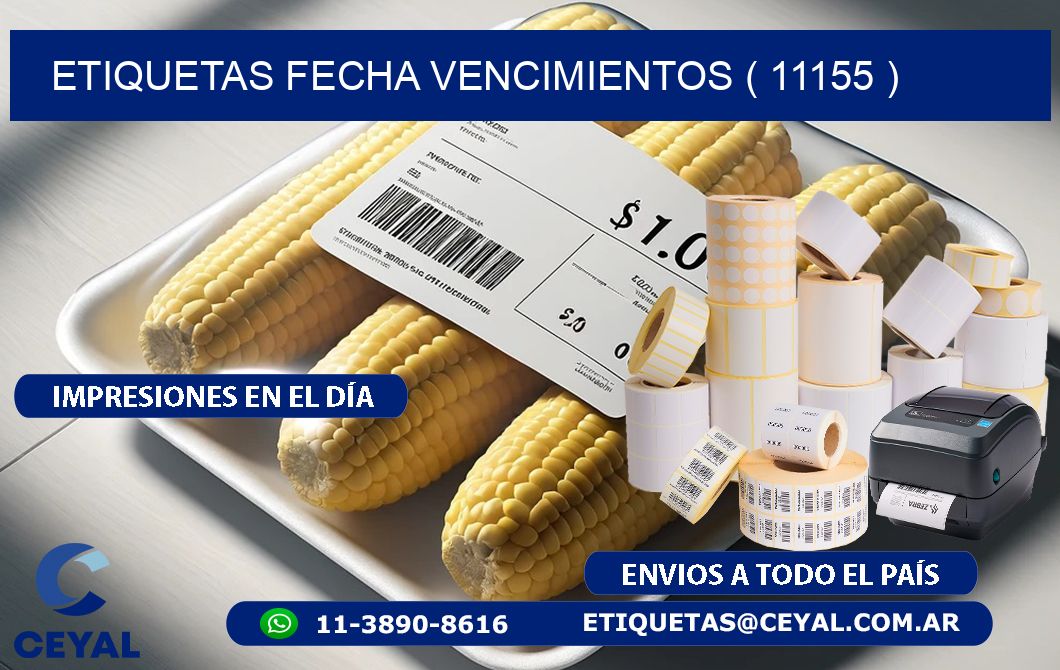 ETIQUETAS FECHA VENCIMIENTOS ( 11155 )