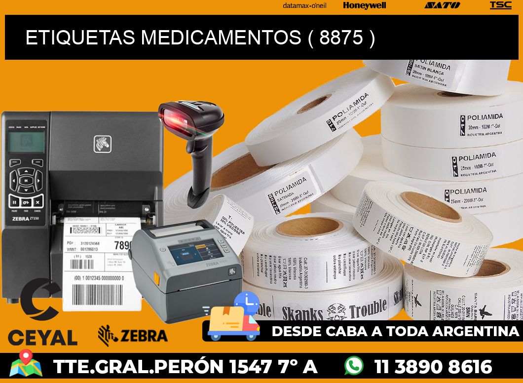 ETIQUETAS MEDICAMENTOS ( 8875 )