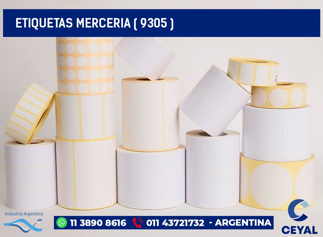 ETIQUETAS MERCERIA ( 9305 )