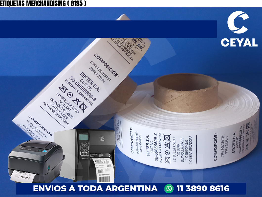 ETIQUETAS MERCHANDISING ( 8195 )