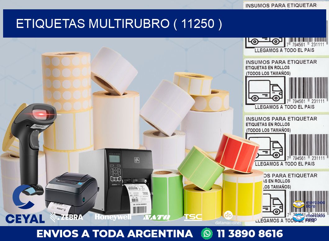 ETIQUETAS MULTIRUBRO ( 11250 )