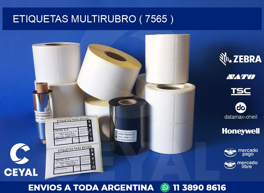ETIQUETAS MULTIRUBRO ( 7565 )