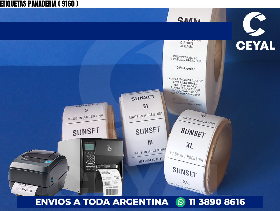 ETIQUETAS PANADERIA ( 9160 )