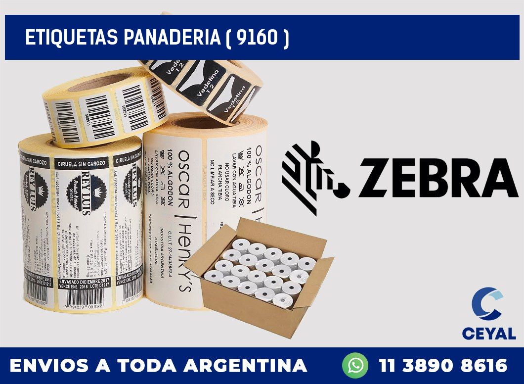 ETIQUETAS PANADERIA ( 9160 )