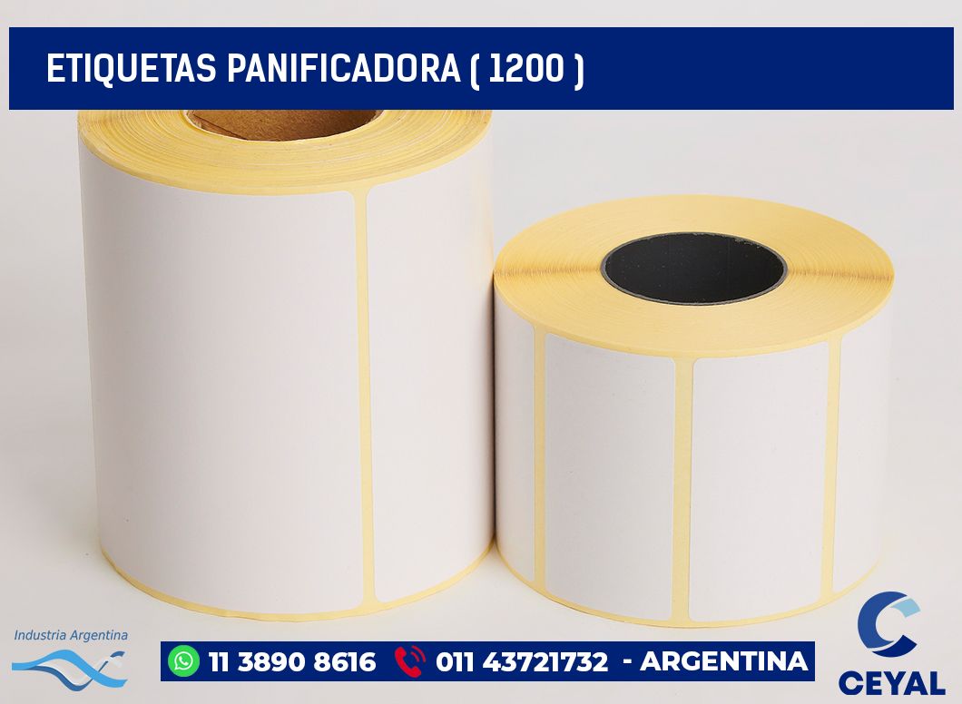 ETIQUETAS PANIFICADORA ( 1200 )