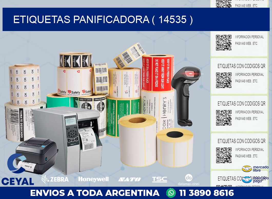 ETIQUETAS PANIFICADORA ( 14535 )