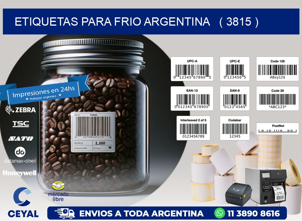 ETIQUETAS PARA FRIO ARGENTINA   ( 3815 )