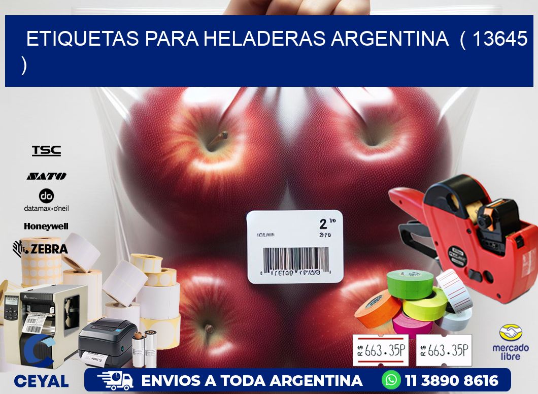 ETIQUETAS PARA HELADERAS ARGENTINA  ( 13645 )