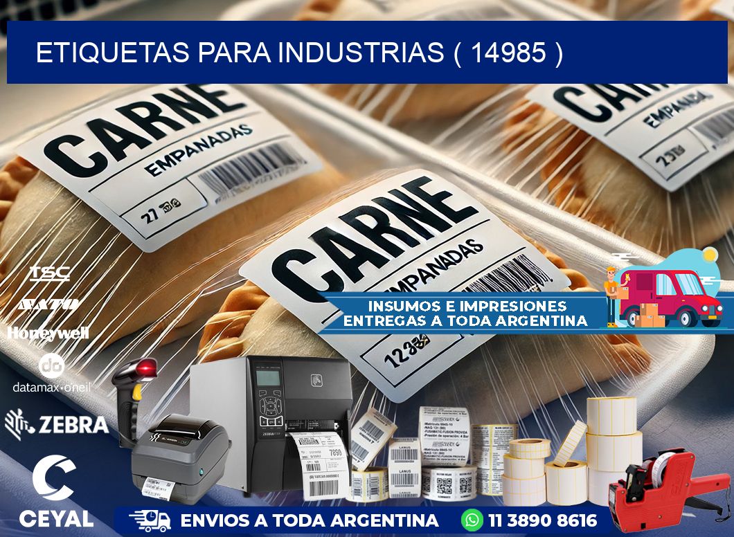 ETIQUETAS PARA INDUSTRIAS ( 14985 )