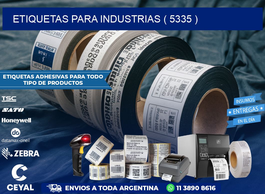 ETIQUETAS PARA INDUSTRIAS ( 5335 )