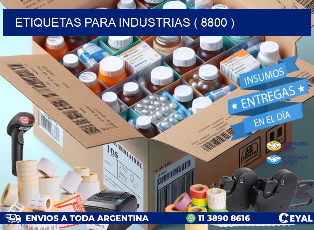 ETIQUETAS PARA INDUSTRIAS ( 8800 )