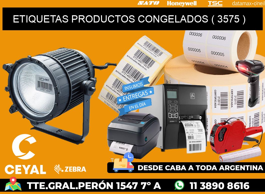 ETIQUETAS PRODUCTOS CONGELADOS ( 3575 )