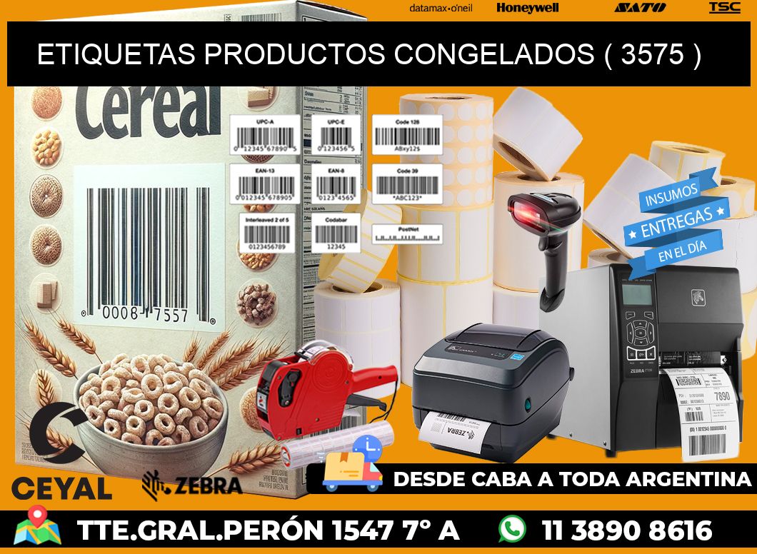 ETIQUETAS PRODUCTOS CONGELADOS ( 3575 )