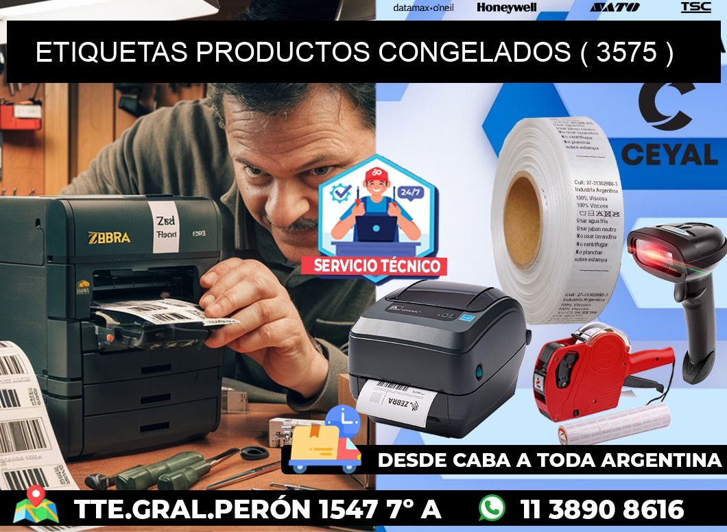 ETIQUETAS PRODUCTOS CONGELADOS ( 3575 )