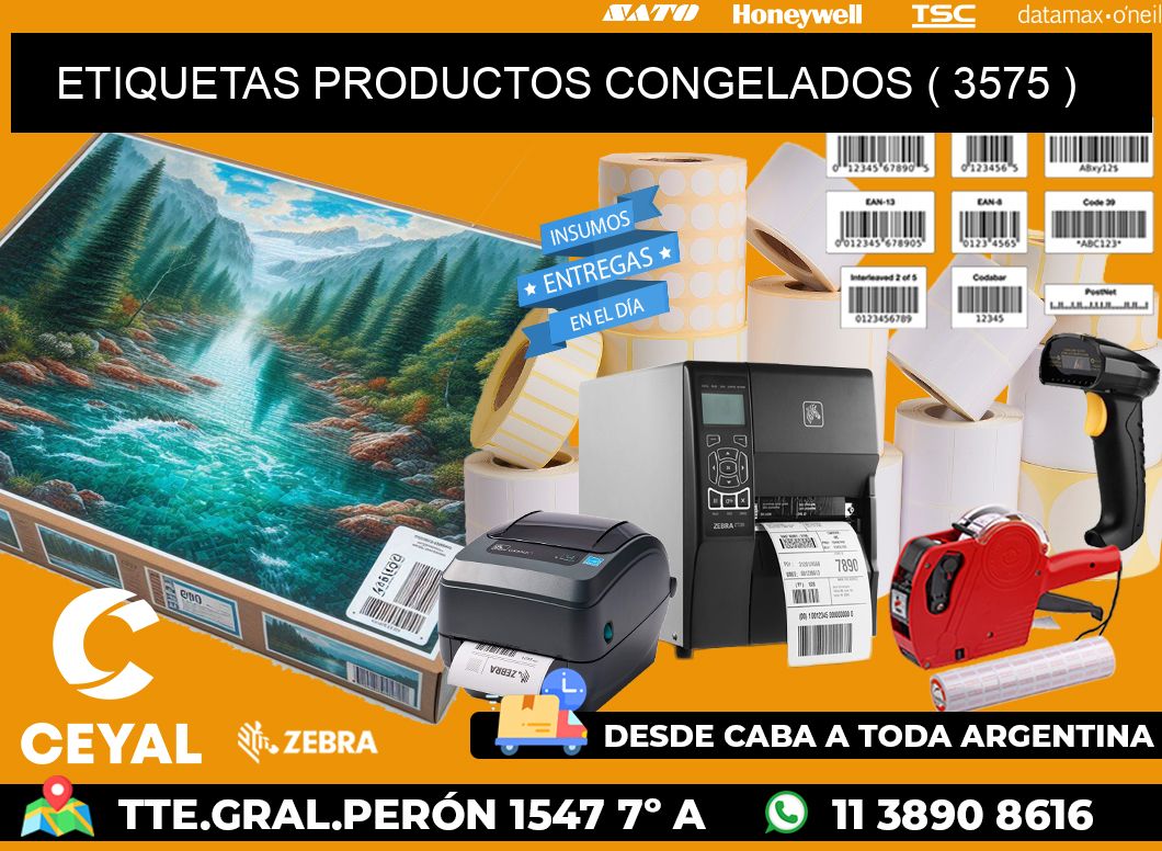 ETIQUETAS PRODUCTOS CONGELADOS ( 3575 )