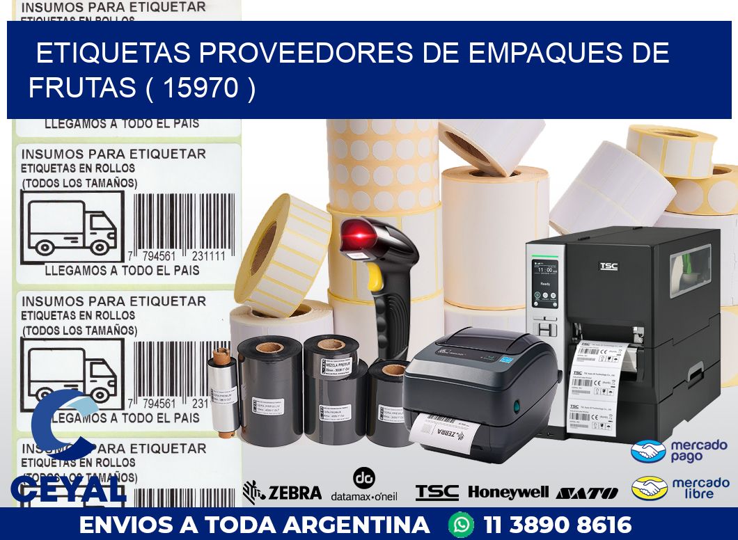 ETIQUETAS PROVEEDORES DE EMPAQUES DE FRUTAS ( 15970 )