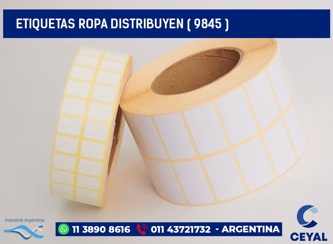 ETIQUETAS ROPA DISTRIBUYEN ( 9845 )