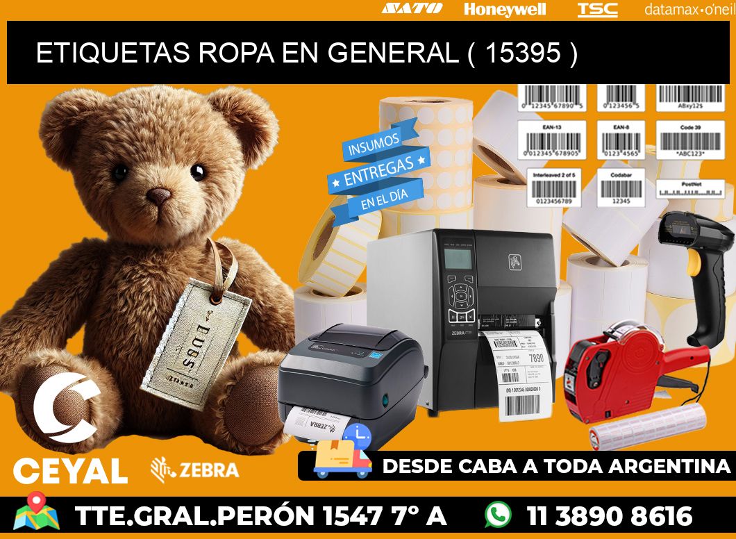 ETIQUETAS ROPA EN GENERAL ( 15395 )