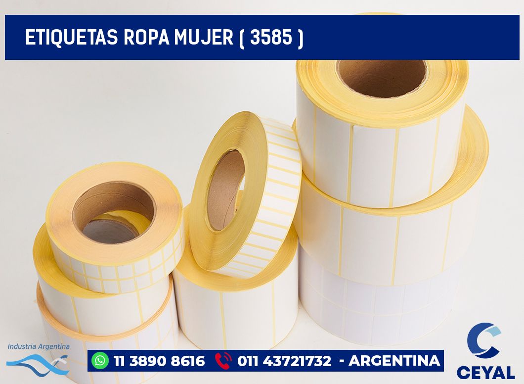 ETIQUETAS ROPA MUJER ( 3585 )