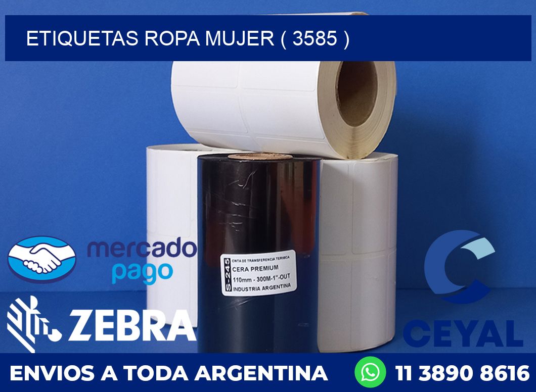 ETIQUETAS ROPA MUJER ( 3585 )