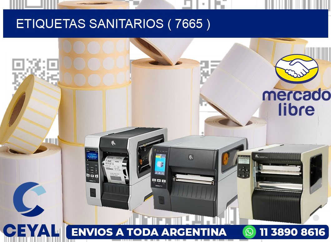 ETIQUETAS SANITARIOS ( 7665 )