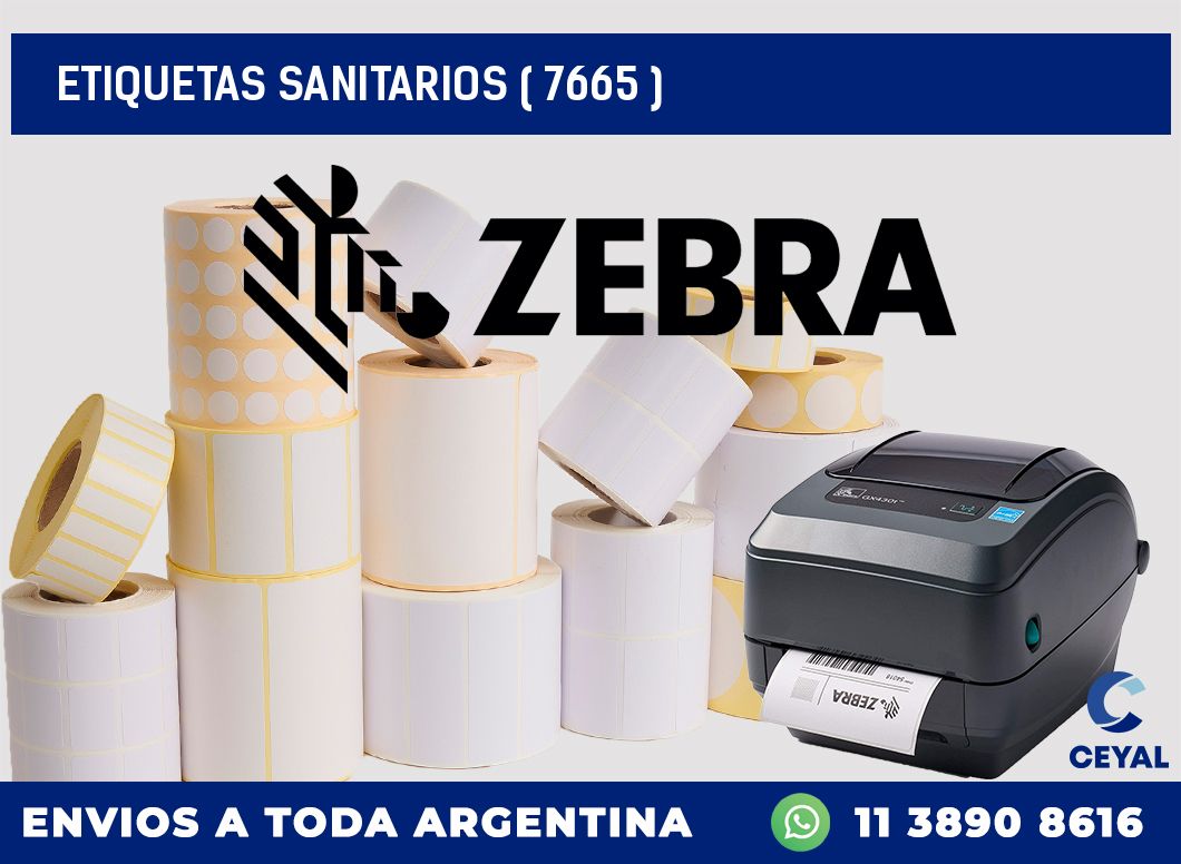 ETIQUETAS SANITARIOS ( 7665 )